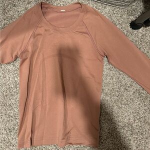 Long sleeve lululemon cropped size 2